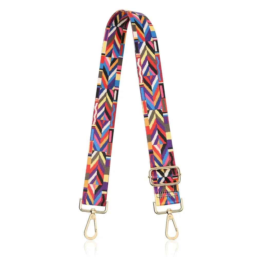 Tracolla borsa regolabile stile “guitar strap” 2025 – cinghia staccabile stampata, originale crossbody / shoulder strap