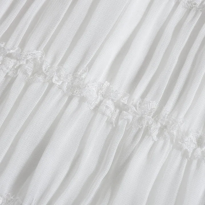Abito Lungo Donna con Schiena Scoperta e Pieghe – Vestito Elegante Lotus Leaf 2026