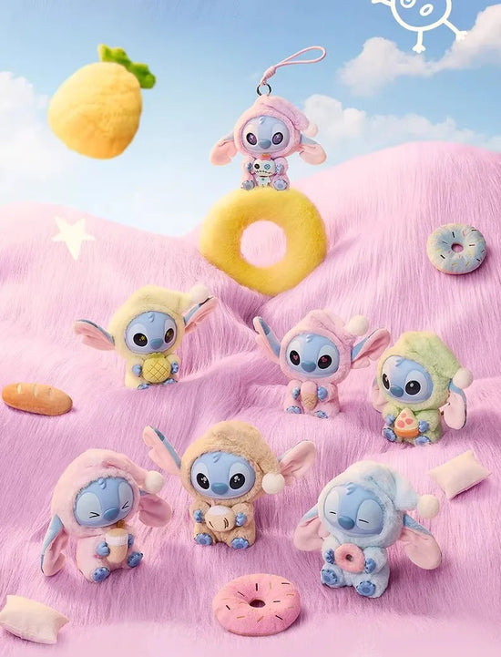 Stitch "Eat Something Before Sleep" – Blind Box Disney da collezione con figure snack