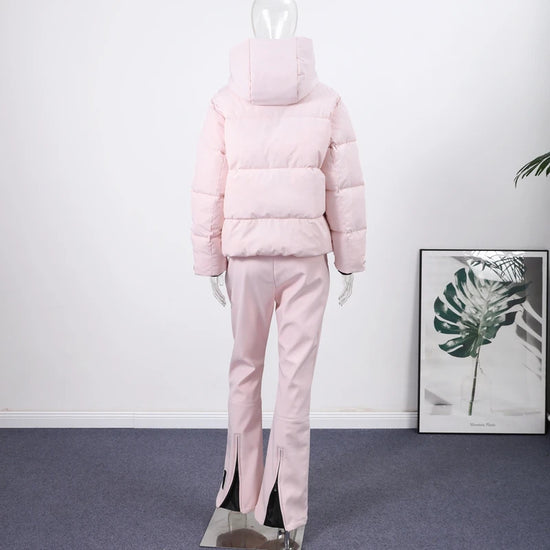 Completo da neve donna rosa: giacca, pantaloni o set