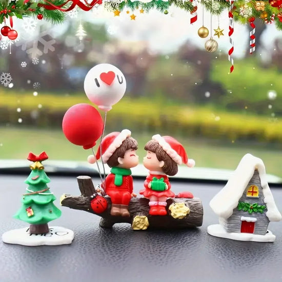 Set 1-10 pezzi per natale mini paesaggi – ornamenti natalizi, regalo creativo