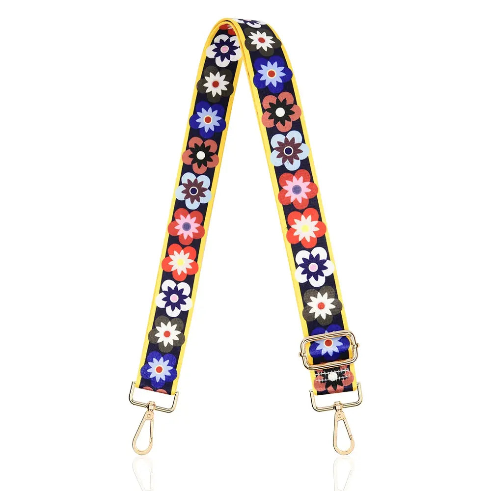 Tracolla borsa regolabile stile “guitar strap” 2025 – cinghia staccabile stampata, originale crossbody / shoulder strap