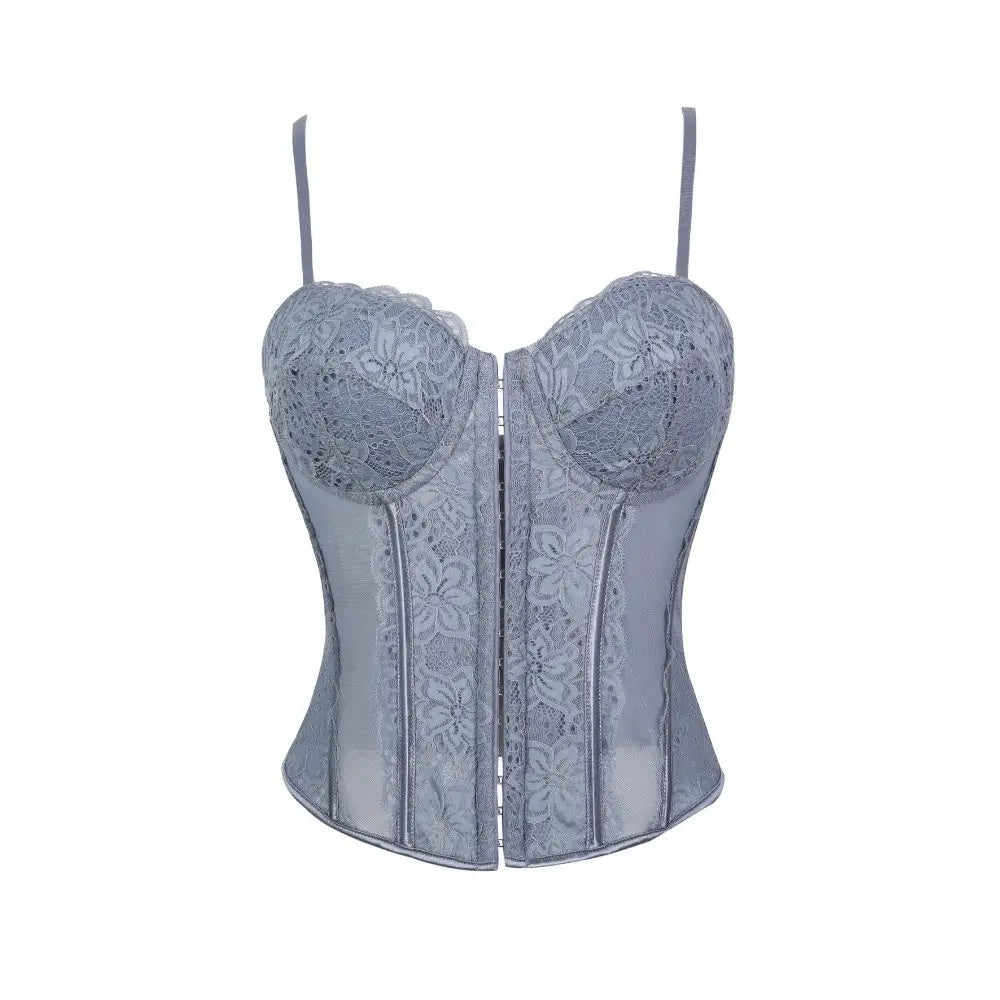 Corsetto Halter in Pizzo – Top Sexy Push Up Donna