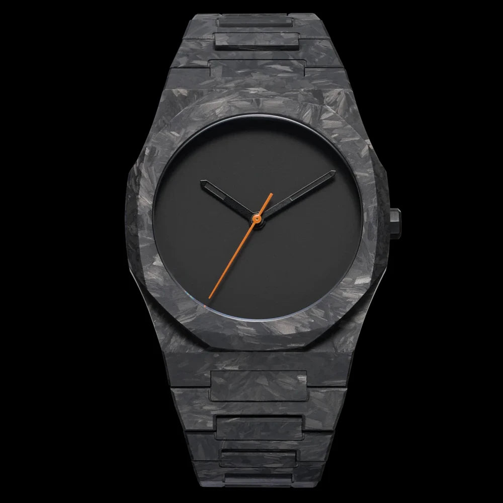 Orologio da Uomo Elegante con Quadrante Nero e Numeri Arabi – Design Classico e Moderno