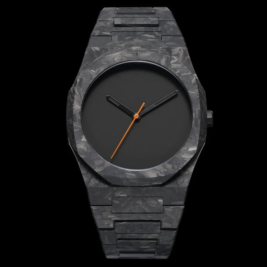 Orologio da Uomo Elegante con Quadrante Nero e Numeri Arabi – Design Classico e Moderno