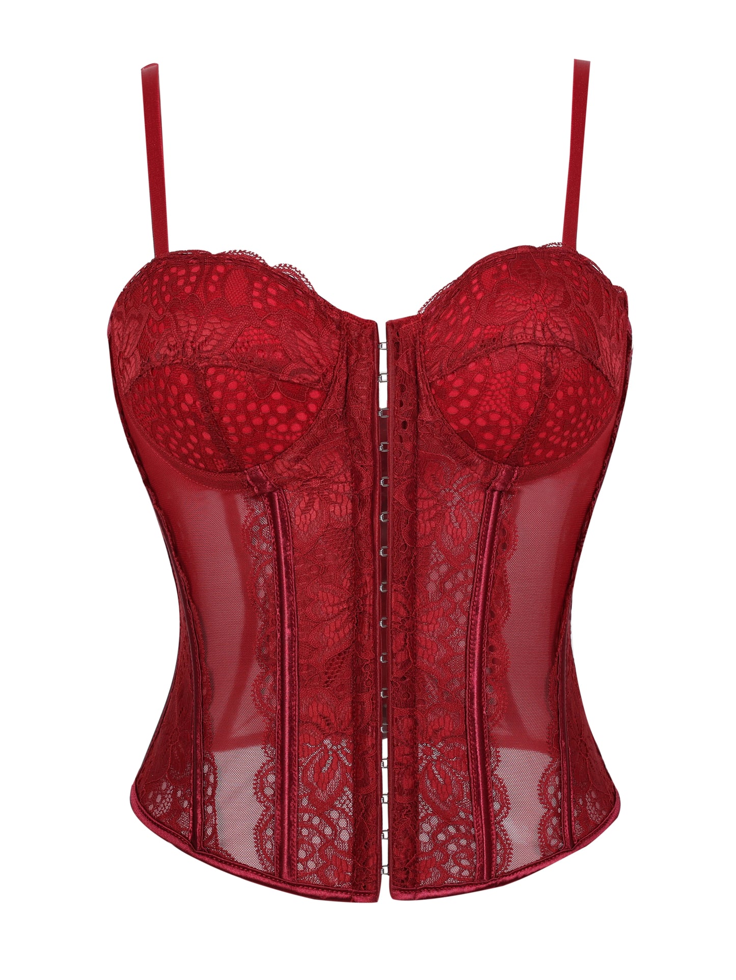 Corsetto Halter in Pizzo – Top Sexy Push Up Donna