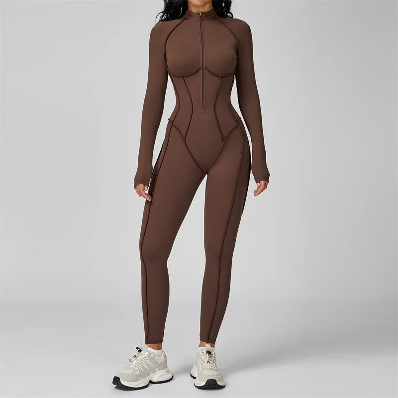 tuta fitness one-piece donna activewear palestra