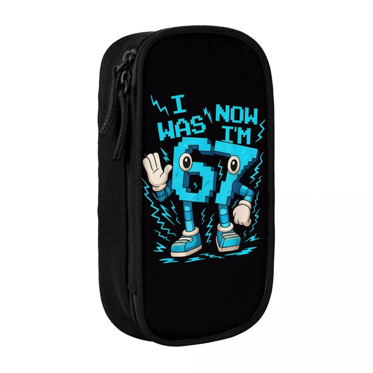 Meme 6 7 Six Seven Italian Steal A Brainrot 67 Pencil Case Canvas Pencil Box Child Vintage College School Pencil Cases Supplies