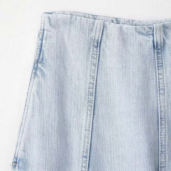 Jeans patchwork vita bassa donna – pantaloni larghi Y2K stile street fashion 2025