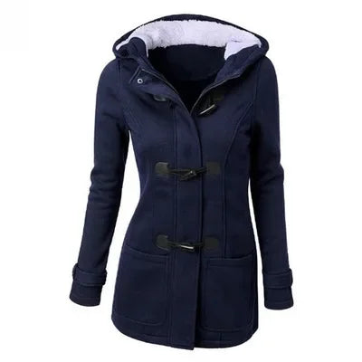 Giacca / Parka in cotone con cappuccio donna – Zipper, stile classico e versatile, nuove colorazioni 2025