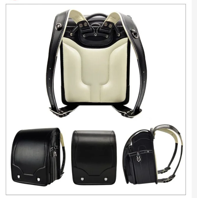 Zaino Scuola Giapponese Randoseru in Ecopelle – Backpack Rigido Ergonomico Bambini