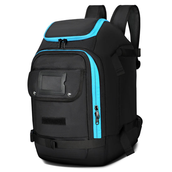 Zaino da viaggio sci/snowboard 50 L impermeabile – borsa scarponi & casco, scomparto wet/dry, trasporto attrezzatura neve