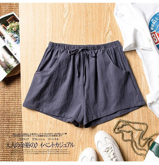 Shorts Donna Vita Elastica con Fiocco – Pantaloncini Casual Sportivi
