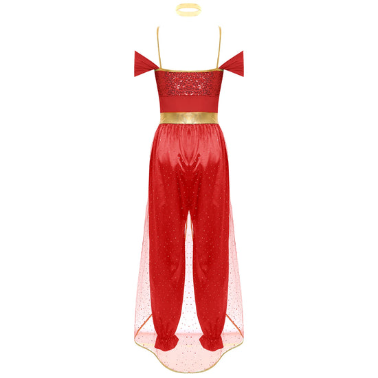 Costume da Principessa Araba / Jasmine Bollywood – Outfit Cosplay per Feste e Halloween