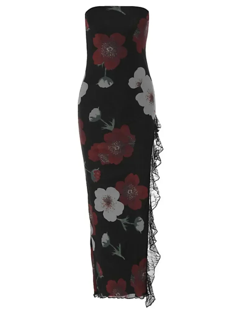 Abito con Fiore in Pizzo – Sexy, Elegante e Super Trendy