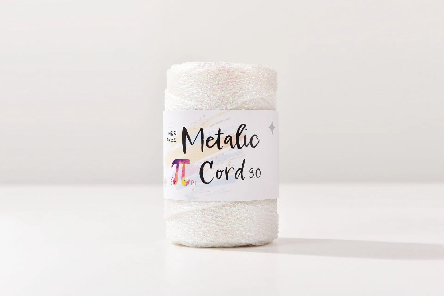 Cordoncino Rigido in Core-Spun da 3 mm con Fili Metallici Argentati – Filo Decorativo di Alta Qualità per Packaging Regalo, Uncinetto e Progetti Fai-da-Te