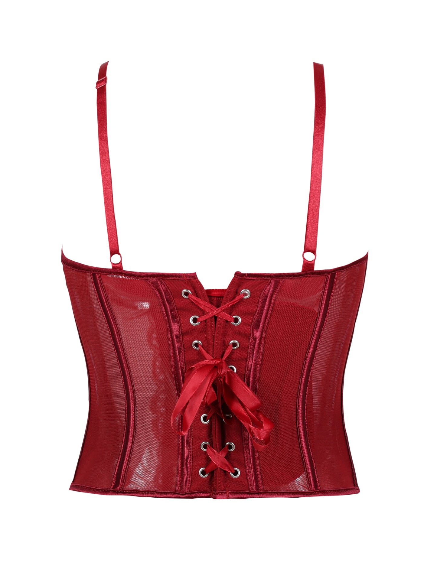 Corsetto Halter in Pizzo – Top Sexy Push Up Donna