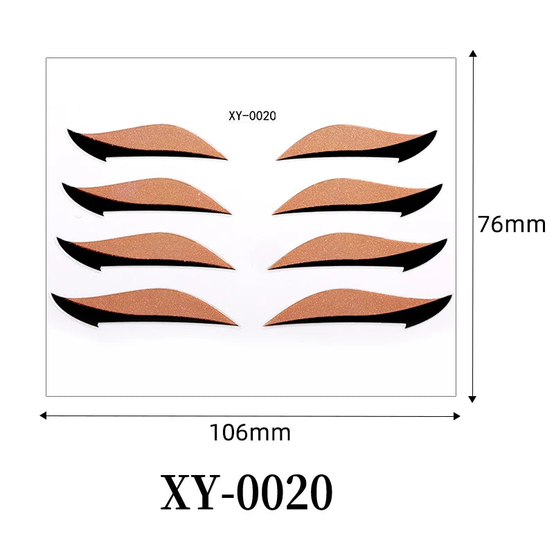 Adesivi Eyeliner Glitter Waterproof – Stickers Trucco Occhi Party