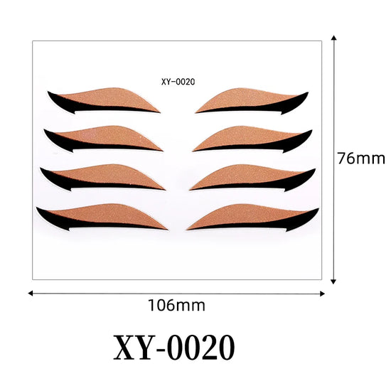 Adesivi Eyeliner Glitter Waterproof – Stickers Trucco Occhi Party