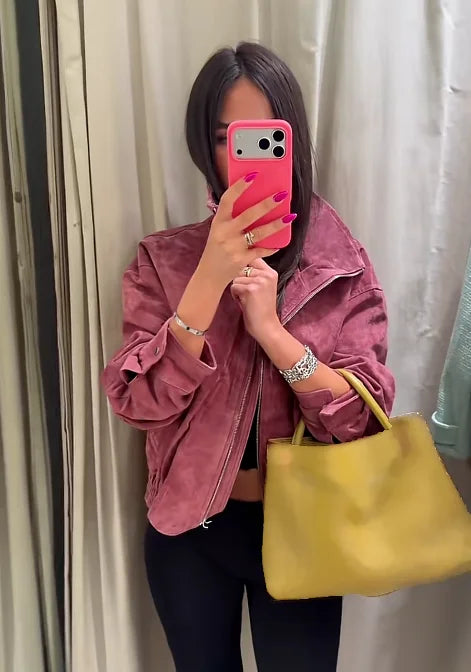 Bomber Donna Collo Alto con Zip - immagine 24