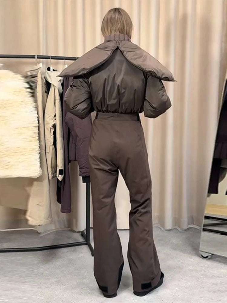 Tuta invernale donna con zip o giacca, diverse versioni