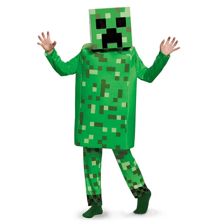 Costume My World / Pixel per Bambini – Outfit Minecraft-style per Carnevale