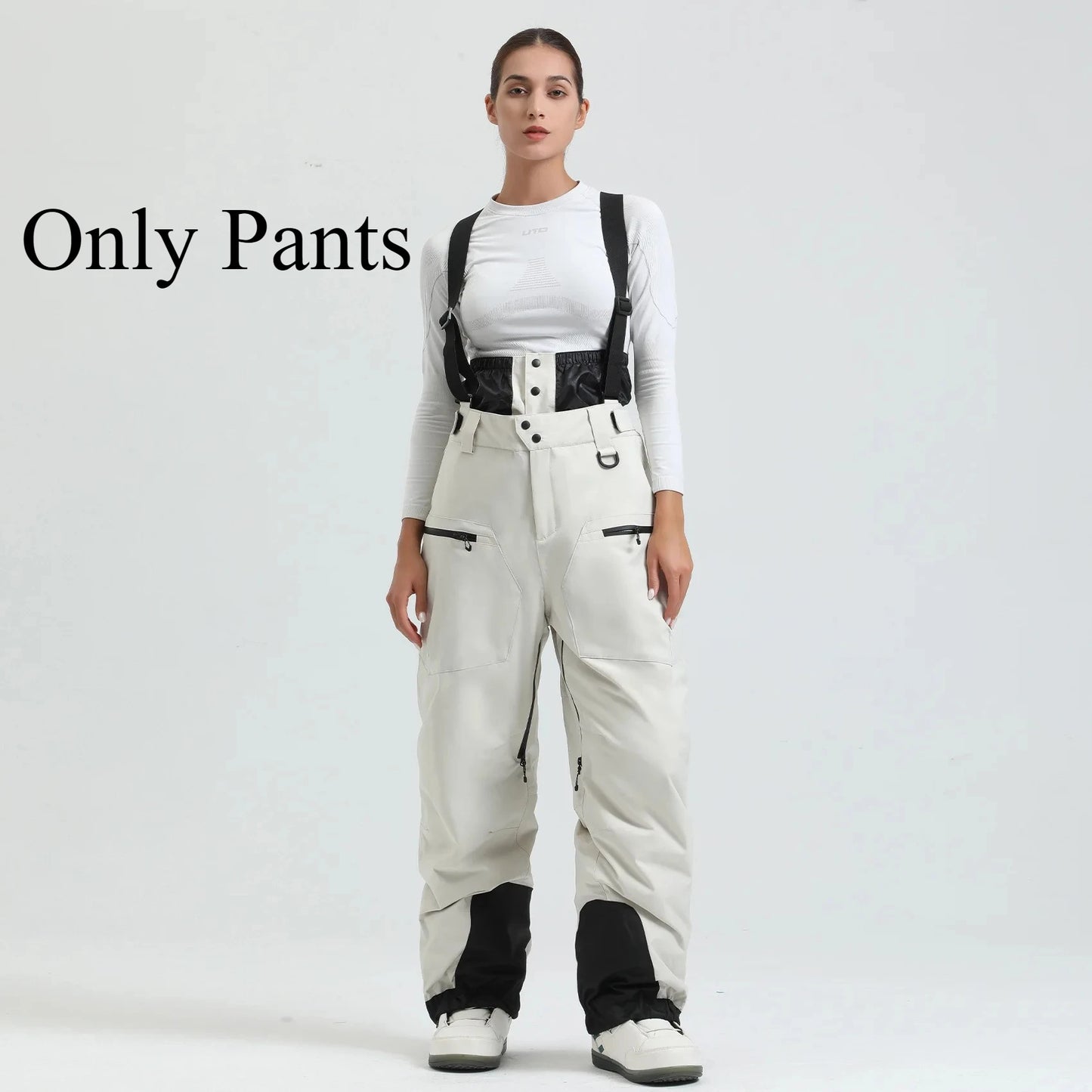 Pantaloni da neve donna 2025 impermeabili e antivento – snow pants termici tecnici per sci, snowboard e attività all’aperto
