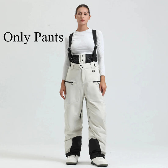 Pantaloni da neve donna 2025 impermeabili e antivento – snow pants termici tecnici per sci, snowboard e attività all’aperto