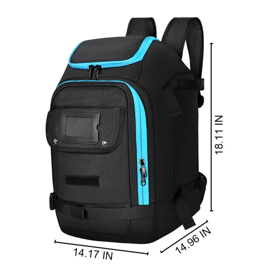Zaino da viaggio sci/snowboard 50 L impermeabile – borsa scarponi & casco, scomparto wet/dry, trasporto attrezzatura neve