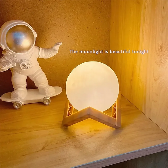 Lampada luna LED galassia – Book light magica per camera bambini e relax
