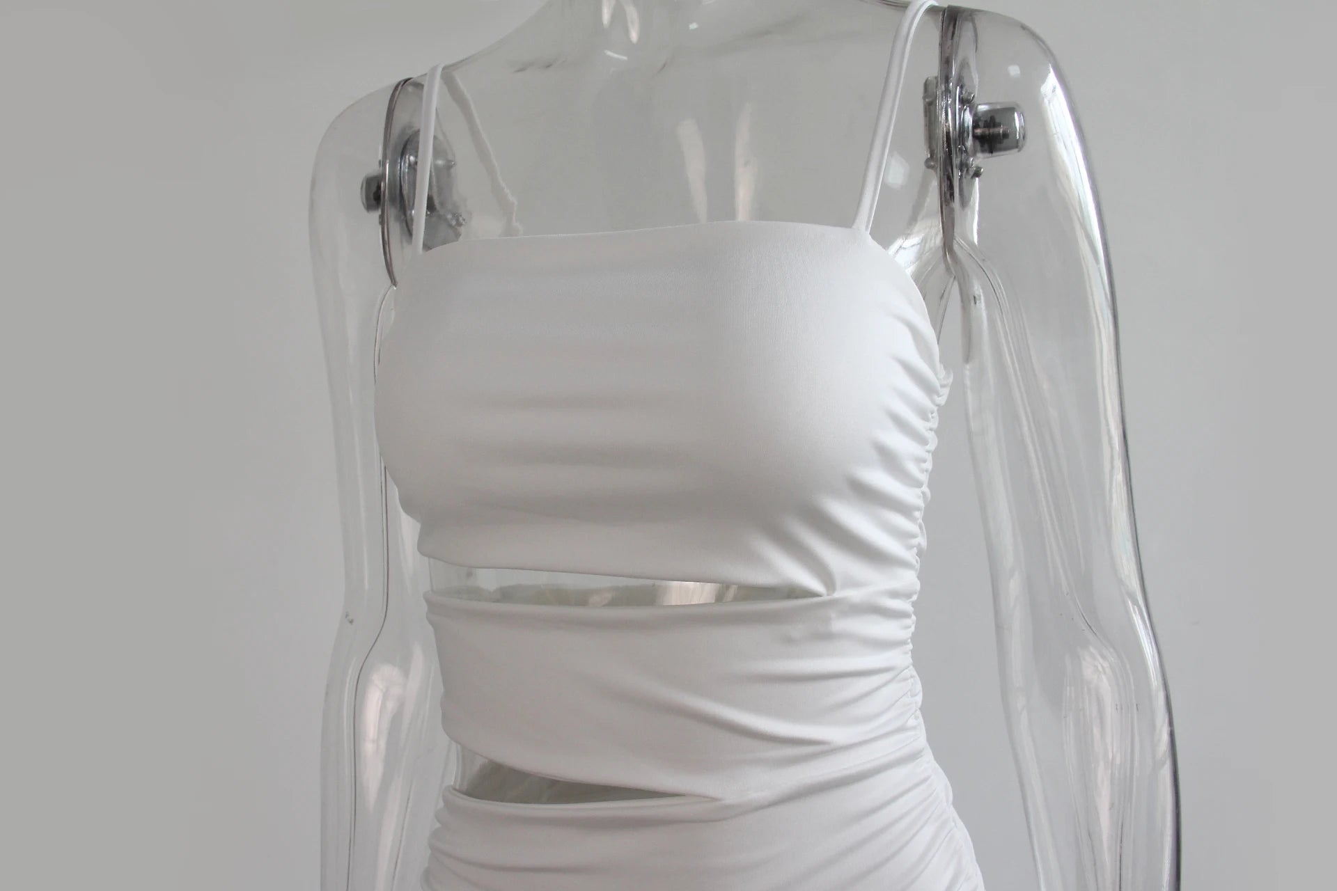 Mini Abito Bodycon da Donna – Spaghetti Strap, Backless, Estivo 2025