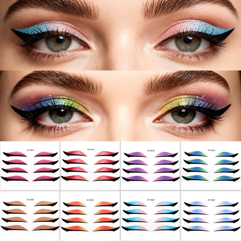 Adesivi Eyeliner Glitter Waterproof – Stickers Trucco Occhi Party