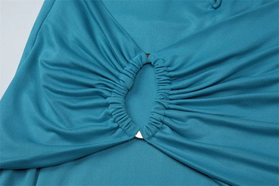 Abito Maxi Donna Elegante con Scollo a V Profondo | Backless Party Dress Sexy