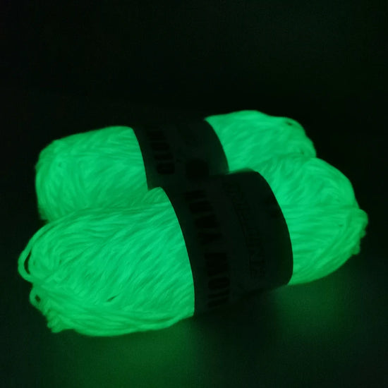 Filato luminoso in poliestere da 2 mm – Ideale per maglioni e cappelli che brillano al buio