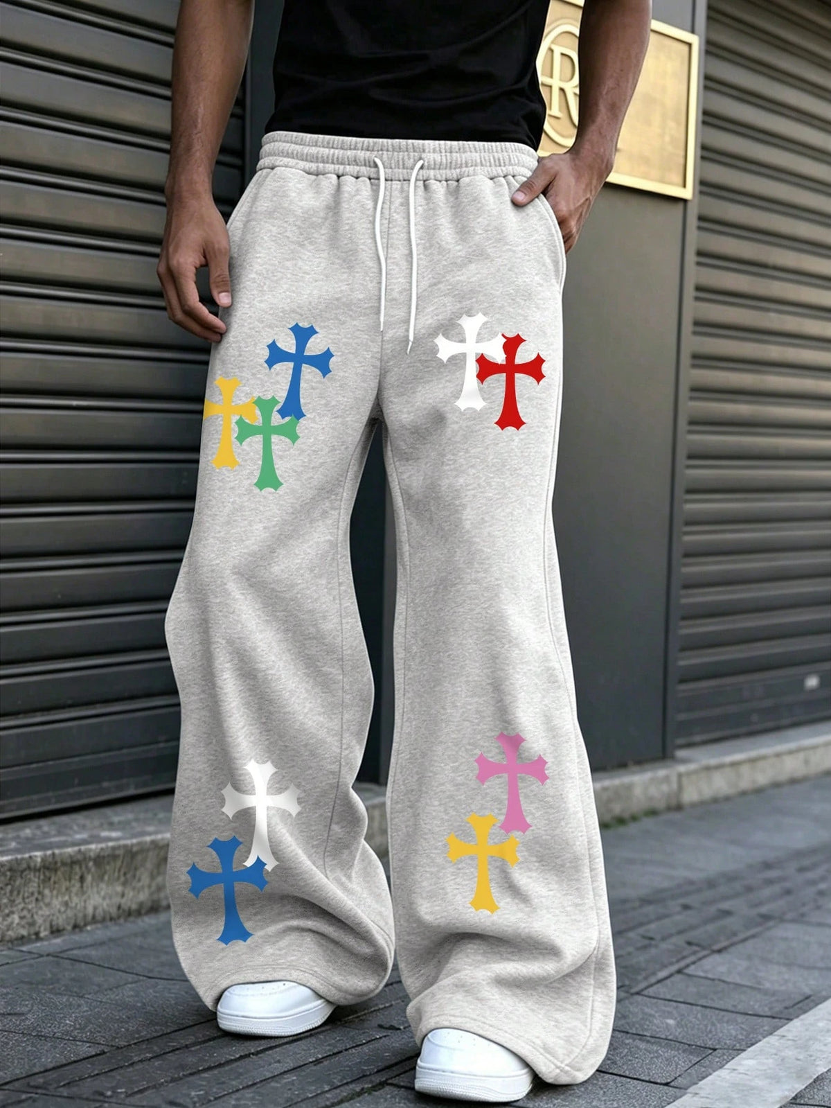 Pantaloni Streetwear Unisex con Stampa Graffiti 3D - immagine 15
