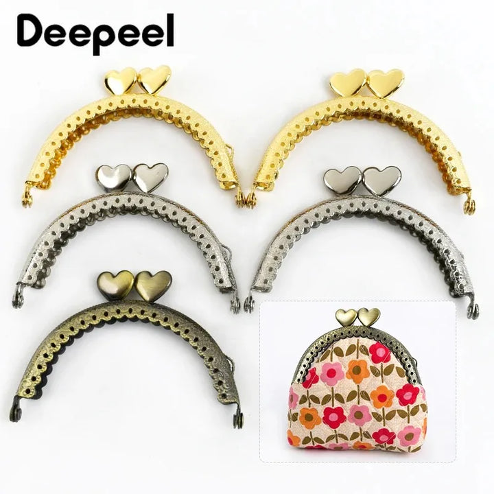 Chiusura da Cucire  85 mm con Chiusura Kiss-Lock – Mini Portamonete / Pochette DIY (1-10 pezzi)