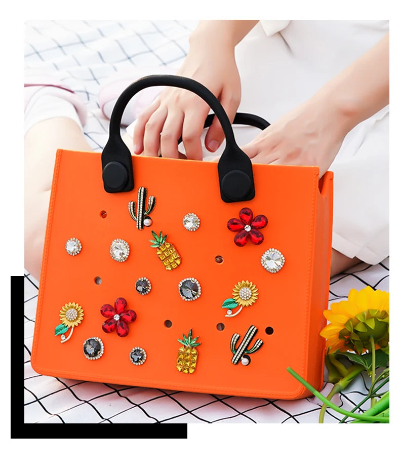 Borsa Bogg Personalizzabile con Fori per Spille - 27 Colori