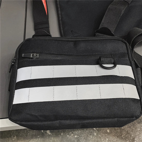Chest bag unisex in Oxford – marsupio a pettorina streetwear, zip e design versatile