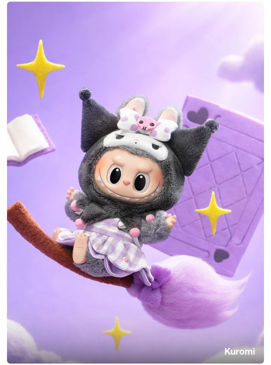 Blind Box Pop Mart Labubu x Sanrio – Pendant Kawaii da Collezione 1/6 pezzi