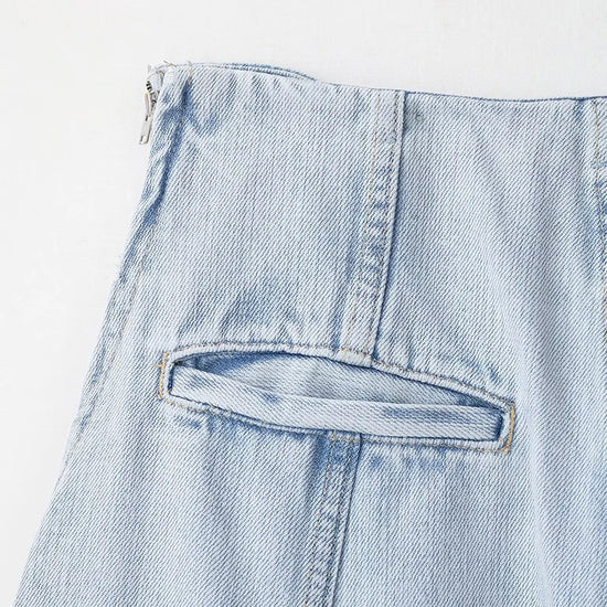 Jeans patchwork vita bassa donna – pantaloni larghi Y2K stile street fashion 2025