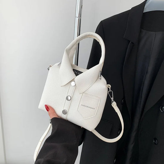 Borsa compatta quadrata in PU – shoulder / crossbody bag con zip, design elegante e di qualità per donna 2025