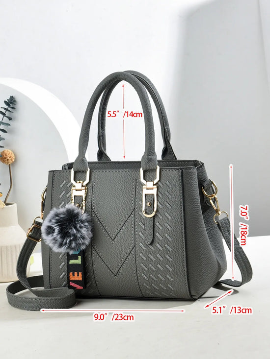 Borsa donna capiente ricamata 2025 – crossbody grande capacity con ricami floreali, borsa da spalla per uso quotidiano elegante