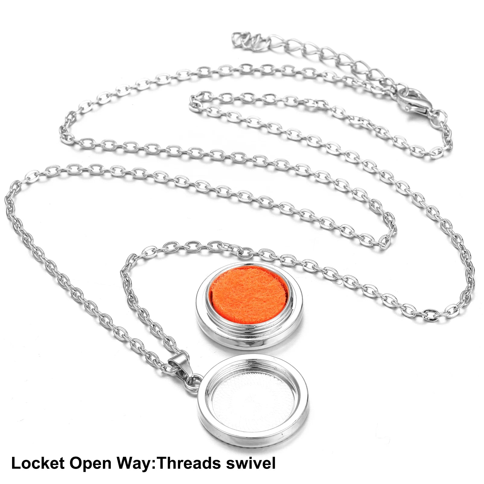 Collana Aromaterapia Albero della Vita – Ciondolo Rotondo Diffusore Oli Essenziali in Acciaio Inox | Idea Regalo Donna