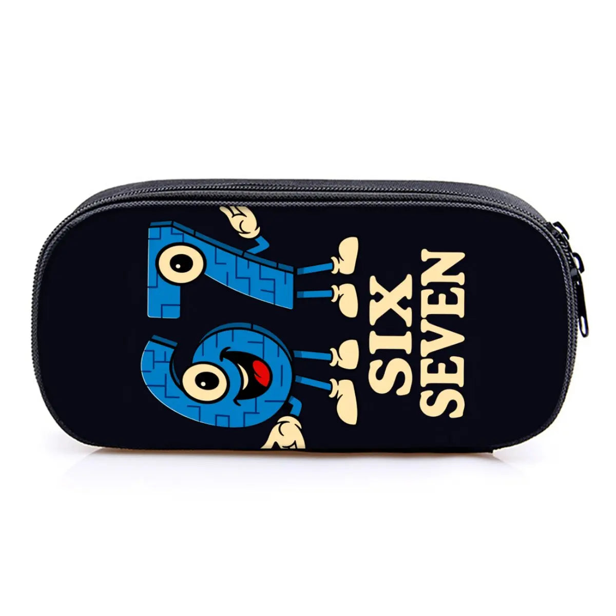 Hot Sales Colorful Number 67 Print Layered Pencil Case Quality 2D Flat Cartoon Pen Bag Best Gift for Boys/Girls School Supplies