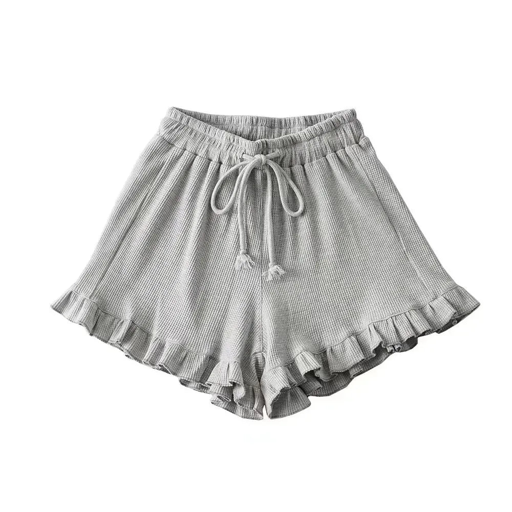 Shorts Donna Vita Alta con Coulisse – Pantaloncini Loose Estivi