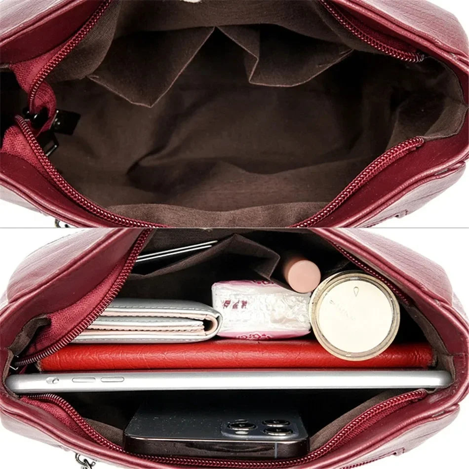 Borsa a tracolla donna con tasche e scomparti - foto 108 della galleria