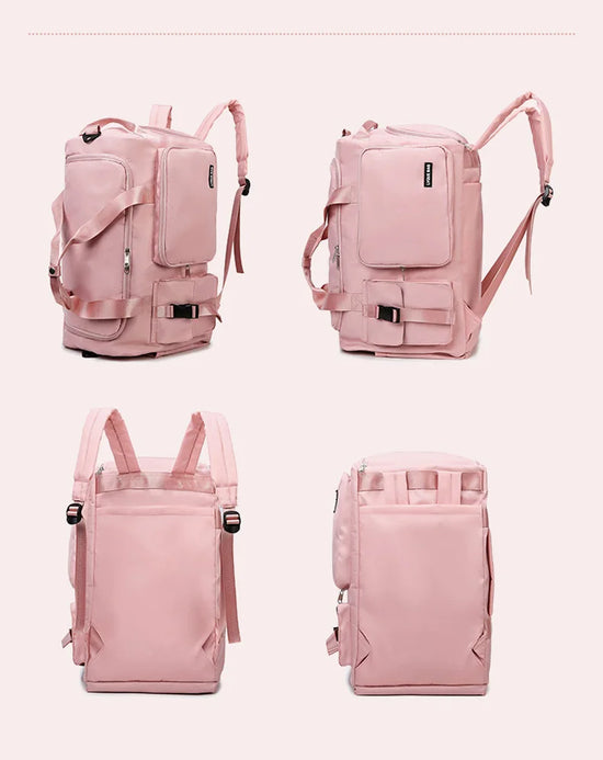 Borsa sportiva donna 2025 – duffel con doppio comparto asciutto/bagnato ideale per palestra, nuoto e viaggi