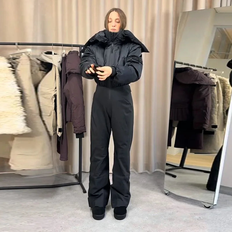 Tuta invernale donna con zip o giacca, diverse versioni