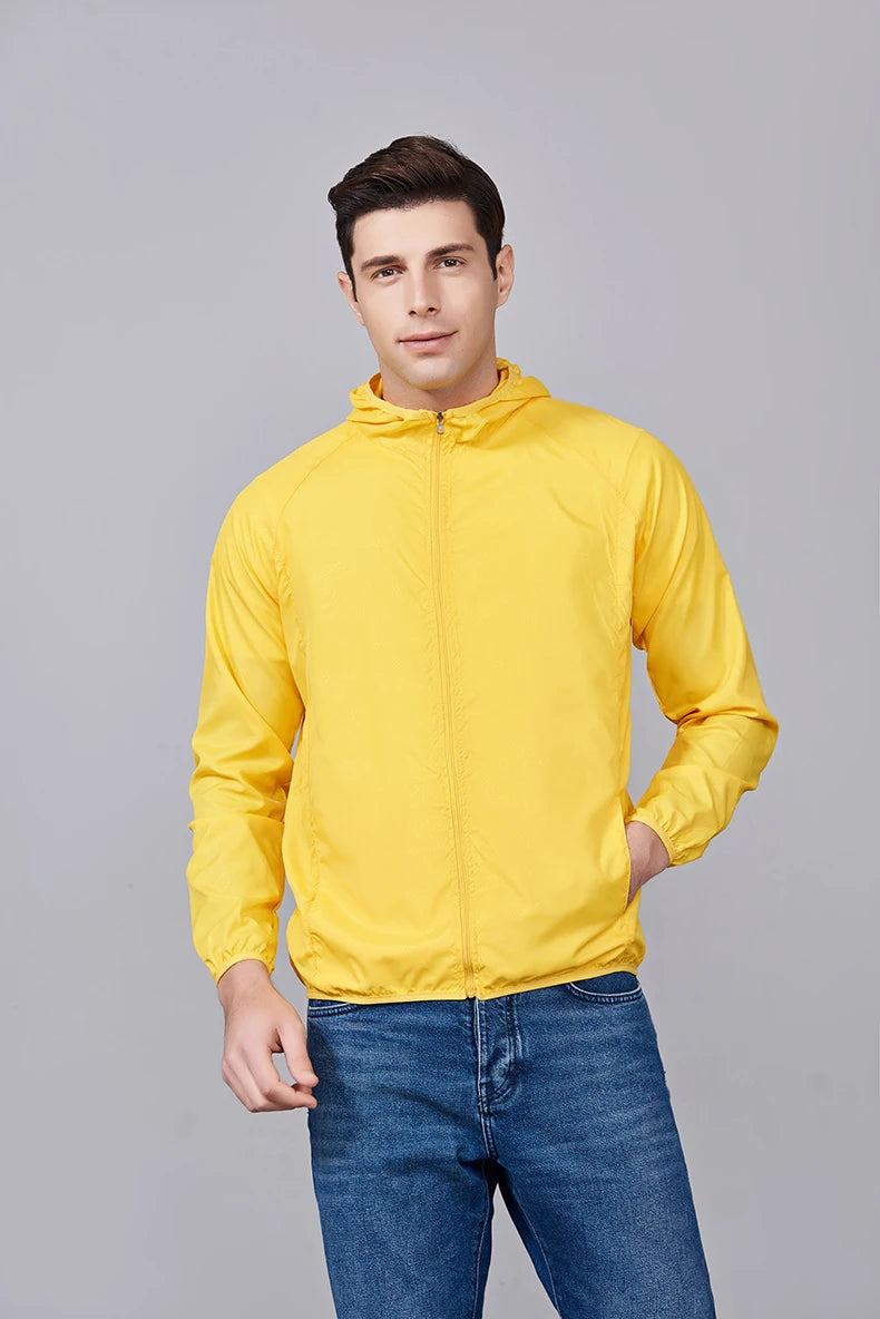 Giacca trekking unisex impermeabile e quick-dry – antivento, anti-UV e pieghevole per escursioni