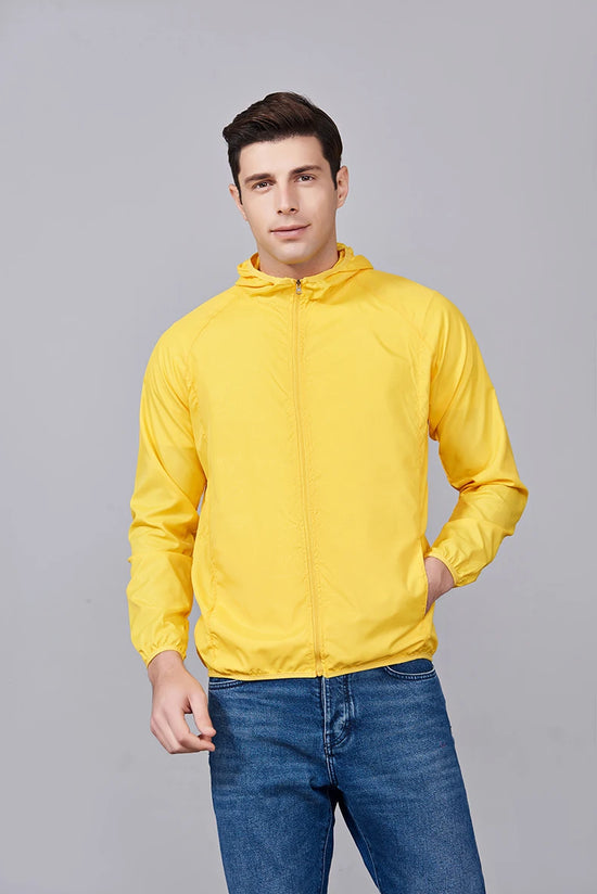 Giacca trekking unisex impermeabile e quick-dry – antivento, anti-UV e pieghevole per escursioni
